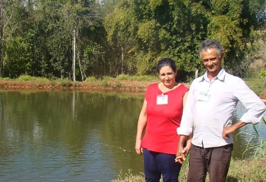 Produtor Getúlio Cardoso Filho e a esposa Sinailda Lázara da Silva Cardoso