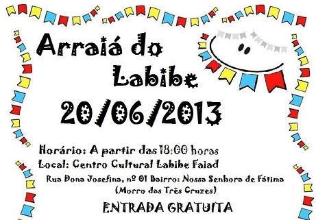Convite Festa Junina - Labibe