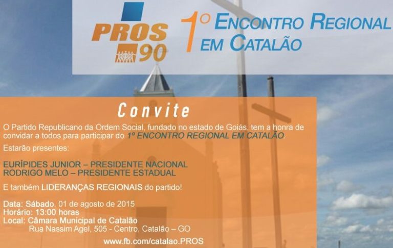 POLÍTICA: PROS realizar encontro regional em Catalão