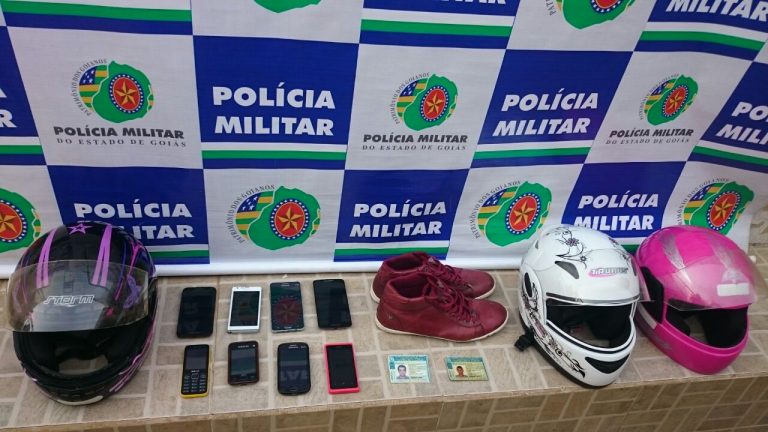 PM de Catalão prende ladrão de celular