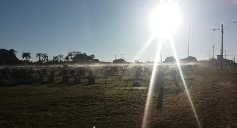 Cemitério Jardim São Pedro toma providências e faz limpeza em sepulturas dos mais carentes