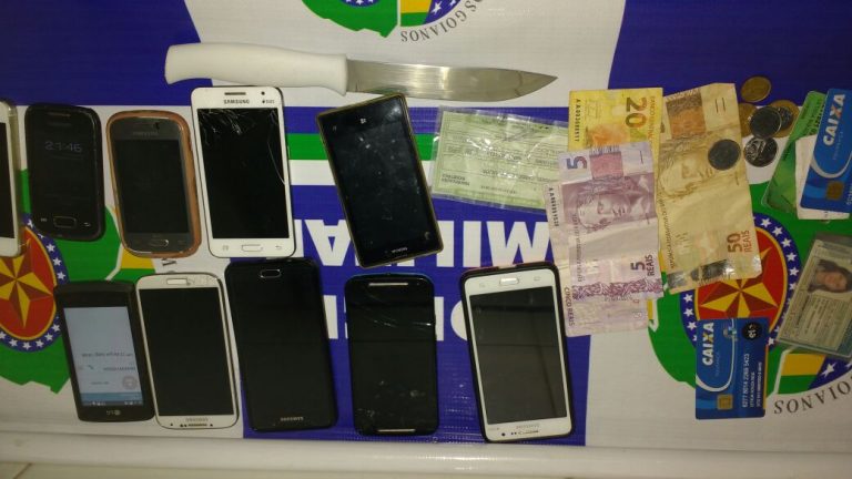 PM de Catalão prende mais dois ladrões de celulares