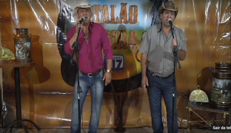 Adson Dias e Abraão são a atração do “Catalão Caipira” do Canal 17