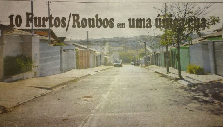 10 furtos/roubos em uma única rua de Catalão