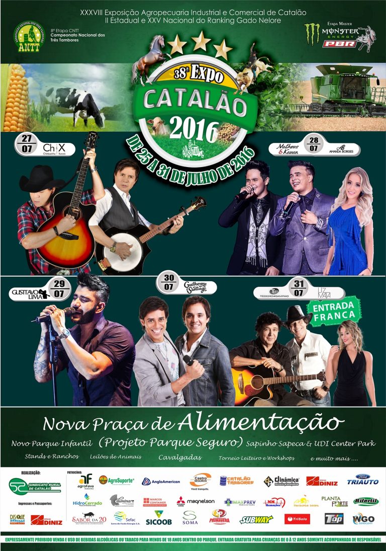 EXPO CATALÃO 2016: Sindicato Rural libera venda de ingressos individuais para a festa agropecuária