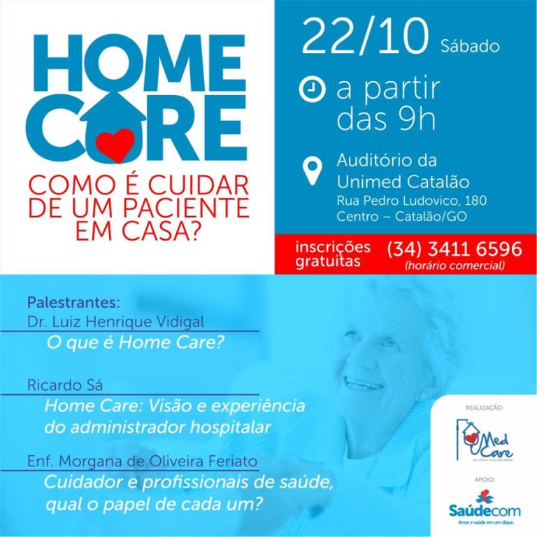 Med Care realiza evento gratuito sobre tratamentos domiciliares