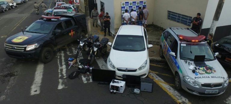 PM de Catalão prende quadrilha na madrugada desta segunda-feira (23)