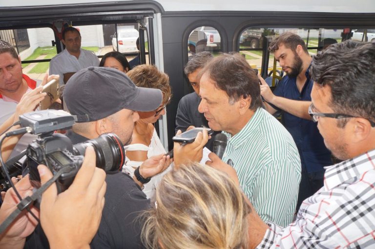 Adib visita terminal da Transduarte no primeiro dia de funcionamento