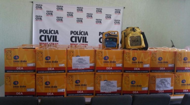 Localizados em Ouvidor GO aparelhos desfibriladores furtados do SAMU de Uberlândia MG