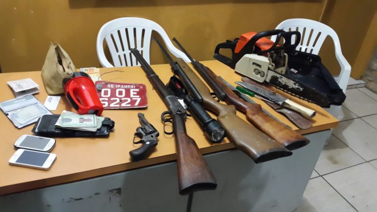 Dupla é presa após realizar assalto a mão armada e de forma violenta em zona rural de Ipameri