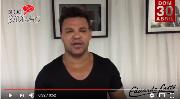 Eduardo Costa manda recado para os catalanos e população da região sudeste de Goiás