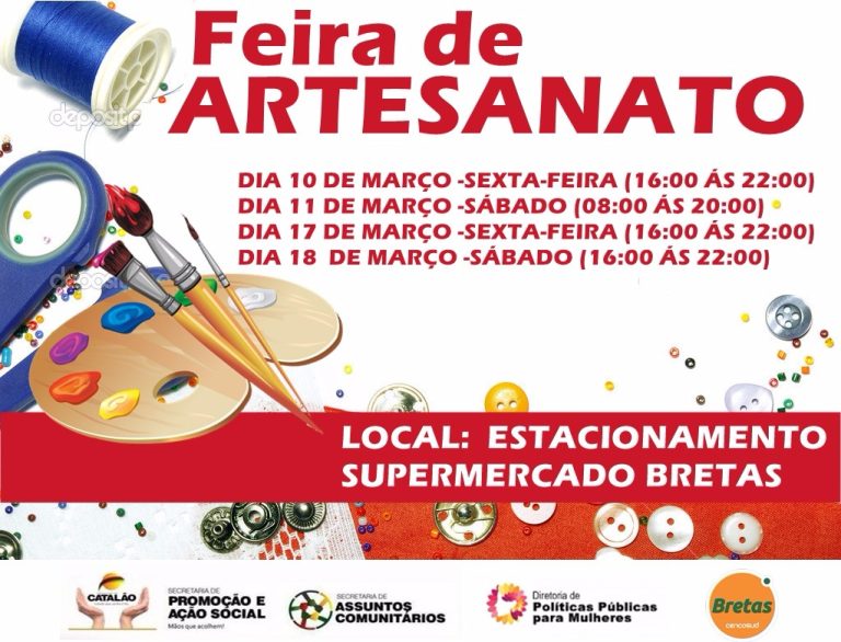 ACONTECE: “Feira de Artesanato” em comemoração ao mês da mulher