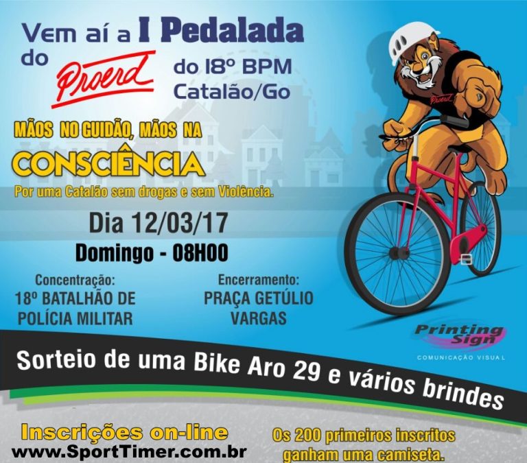 Primeira Pedalada do Proerd do 18º BPM acontece no próximo dia 12