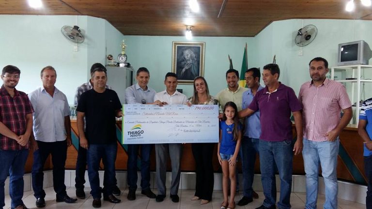 Três Ranchos recebe R$ 790 mil de emenda parlamentar do deputado federal Thiago Peixoto (PSD)