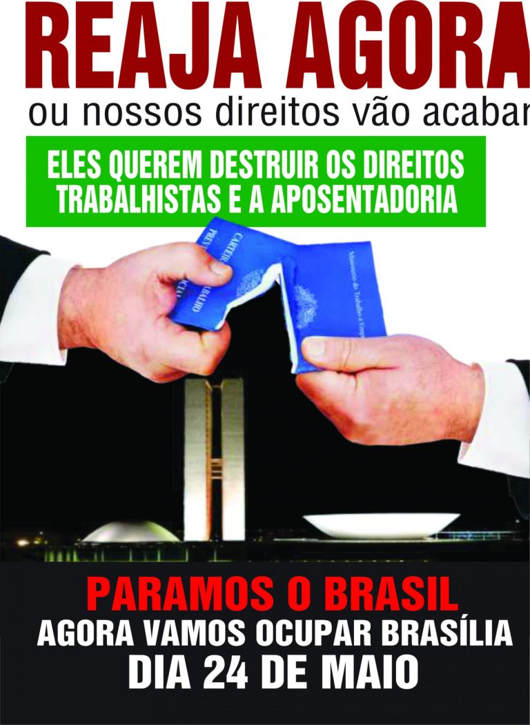 Metalúrgicos de Catalão seguem para Marcha em Brasília