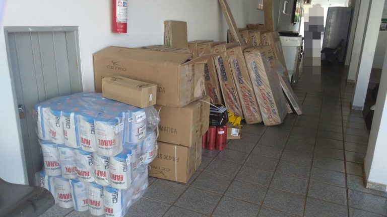 Um homem preso e vários equipamentos de alto custo da Secretária de Saúde Catalão recuperados pela PM