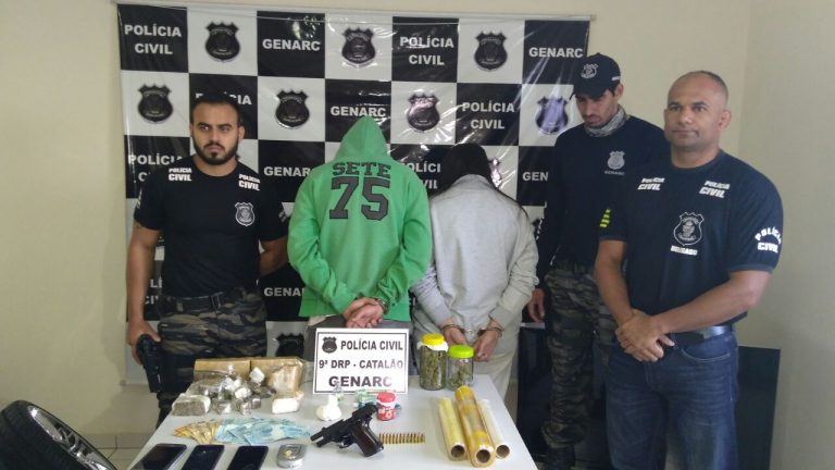 Genarc prende casal em Catalão e um homem em Davinópolis
