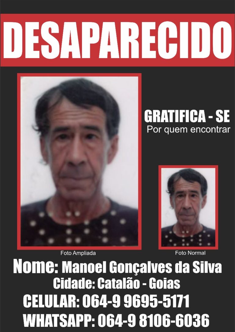 Familiares procuram por idoso desaparecido