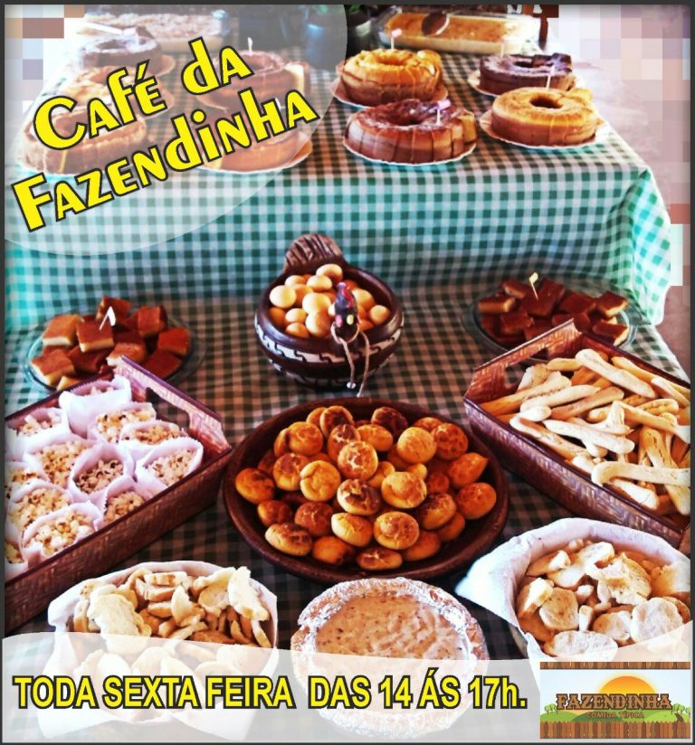 Café da tarde na Fazendinha Comida Típica é na sexta-feira (18)