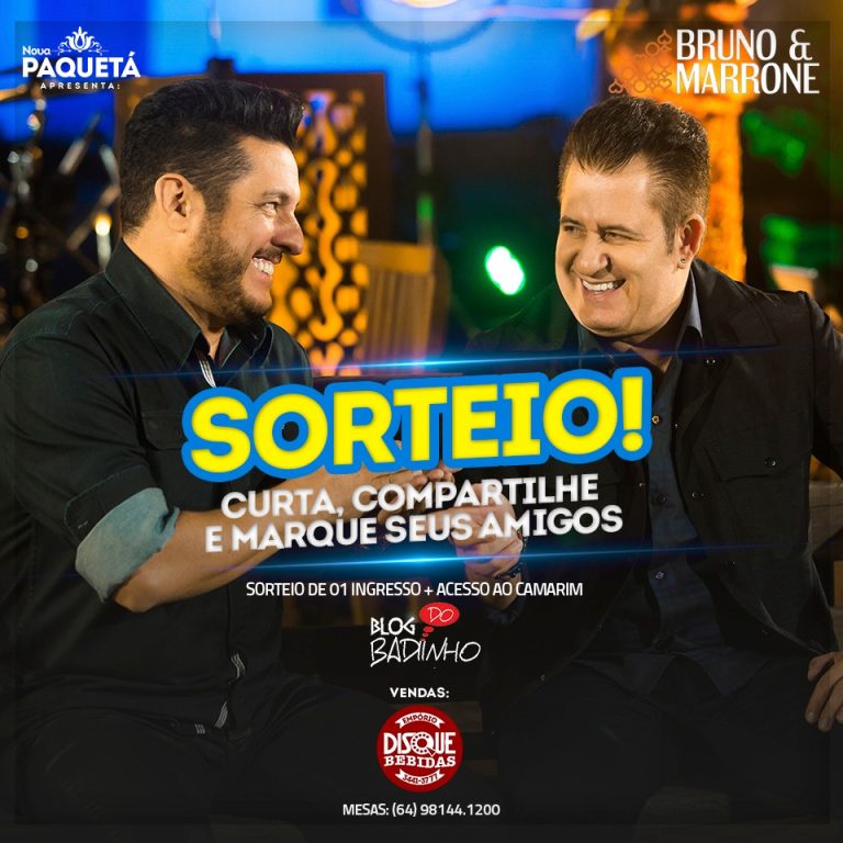 Quer ir ao show da dupla Bruno e Marrone e ainda entrar no camarim?