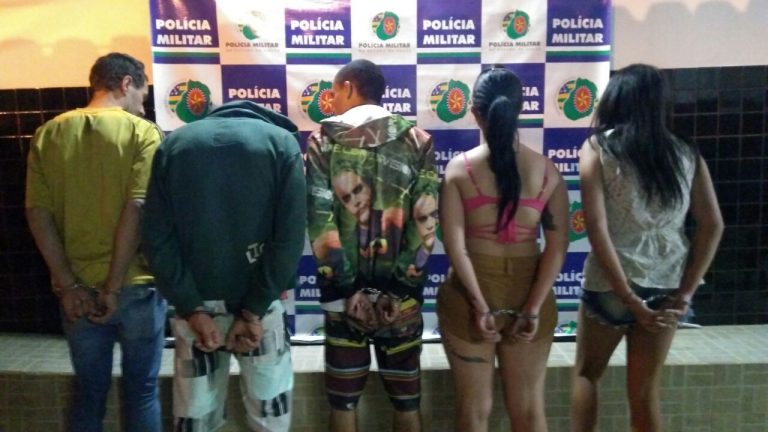 10 pessoas presas pela PM em 24 horas, entre elas, bando que realizavam furtos em Ouvidor e Catalão