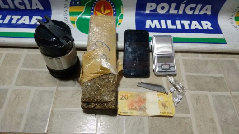 PM prende em Três Ranchos foragido da justiça que praticava tráfico de drogas