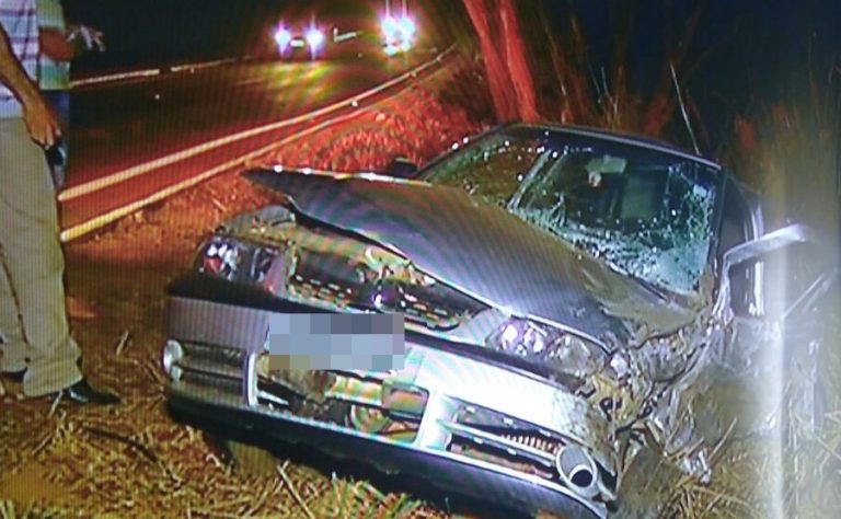 Homem de 44 anos fica ferido em acidente entre Catalão/Ouvidor