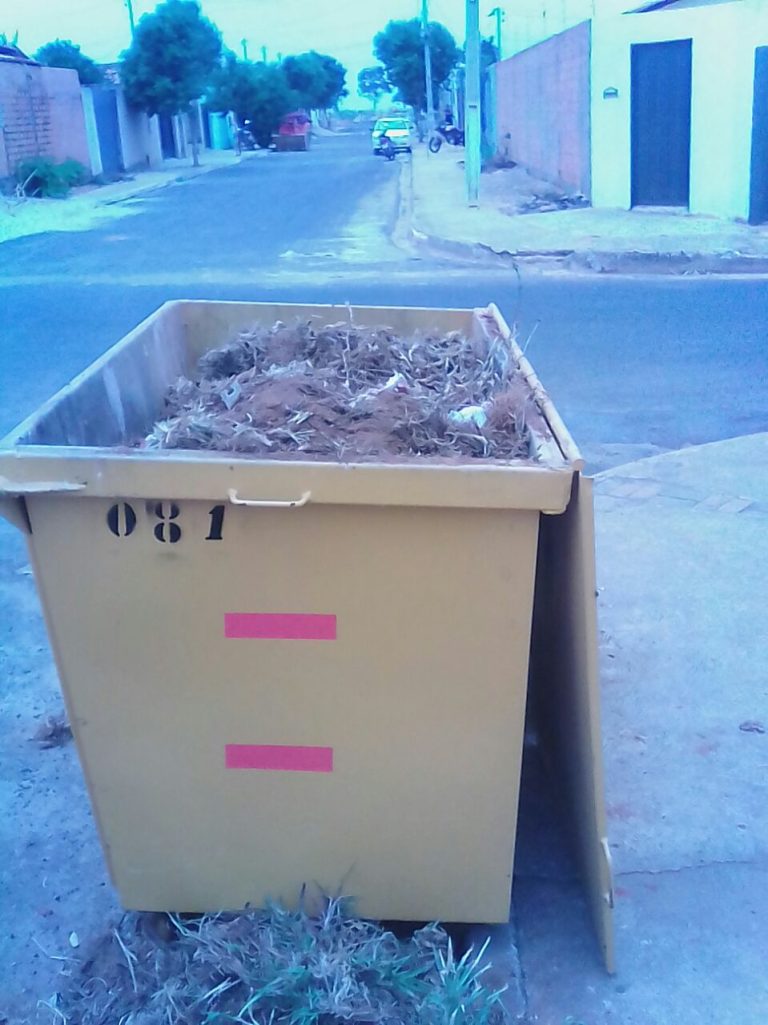 Clean Master pede para que sejam depositados apenas resíduos orgânicos nos containers