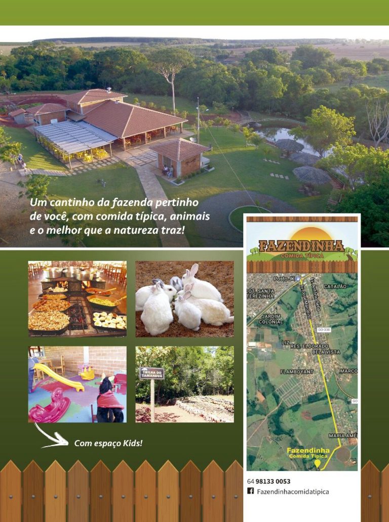 Lugar de família no final de semana, é no Fazendinha Comida Típica