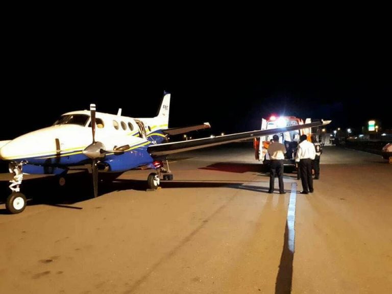 Adolescente que se afogou em represa de Catalão é transferido de avião para hospital de Goiânia