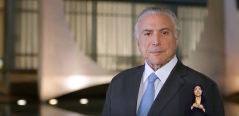 “Está mais barato para viver”… Afirmou Michel Temer em pronunciamento de natal
