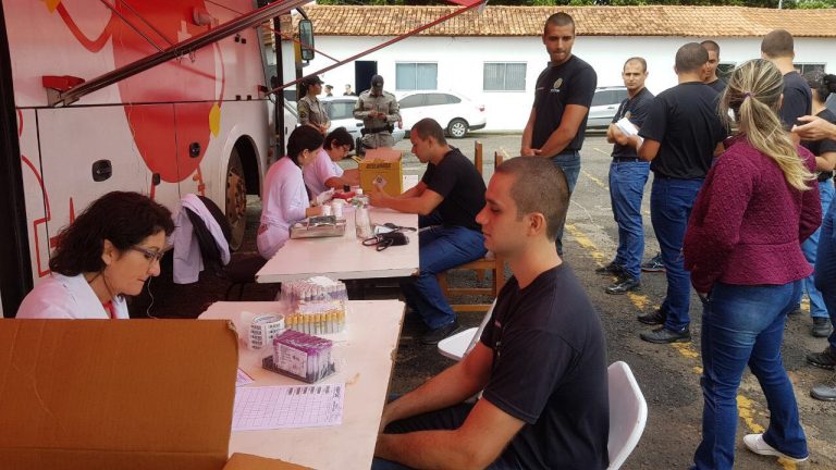Hemocentro de Catalão realiza campanhas em instituições militares para aumentar estoque de bolsas de sangue