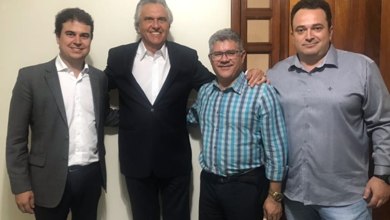 Ronaldo Caiado (DEM) reafirma compromisso em apoiar candidato de Adib Elias (MDB)