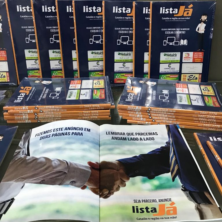 25 mil exemplares da Lista Já começaram a serem distribuídas em Catalão nesta semana