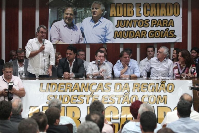 Emedebistas declaram apoio a Ronaldo Caiado