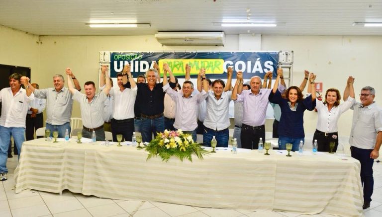 Catalão: Adib Elias (MDB) confirma candidatura de Deusmar Barbosa (DEM) em evento com a presença de Ronaldo Caiado