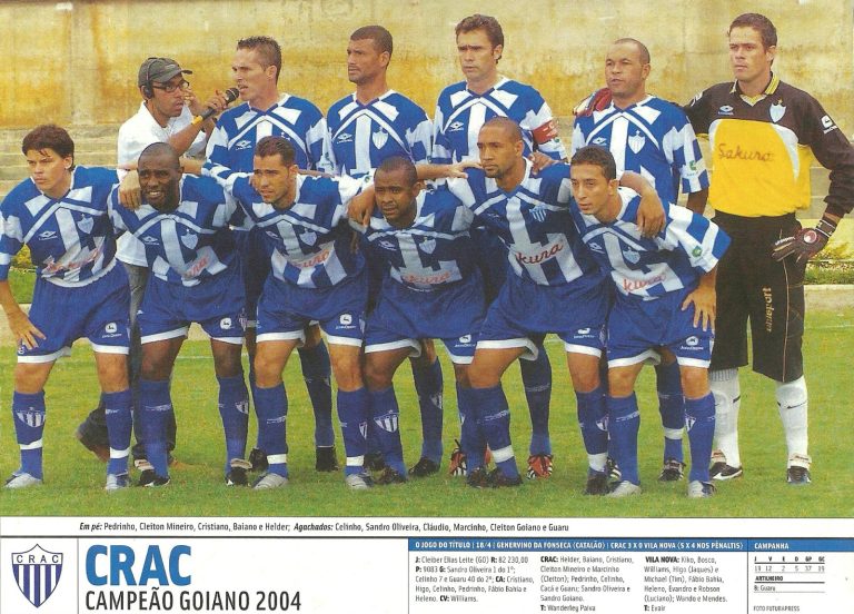 Há 14 anos atrás o Crac de Catalão conquistava o bicampeonato goiano