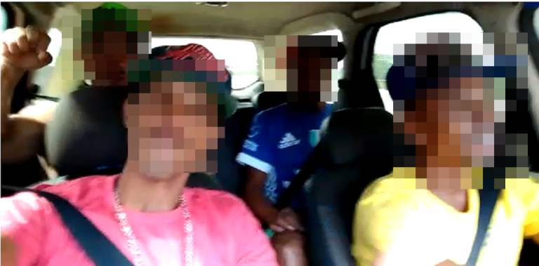 Redes sociais: vídeo com quatro homens dentro de um carro assusta população de Catalão; PM emite a nota a respeito