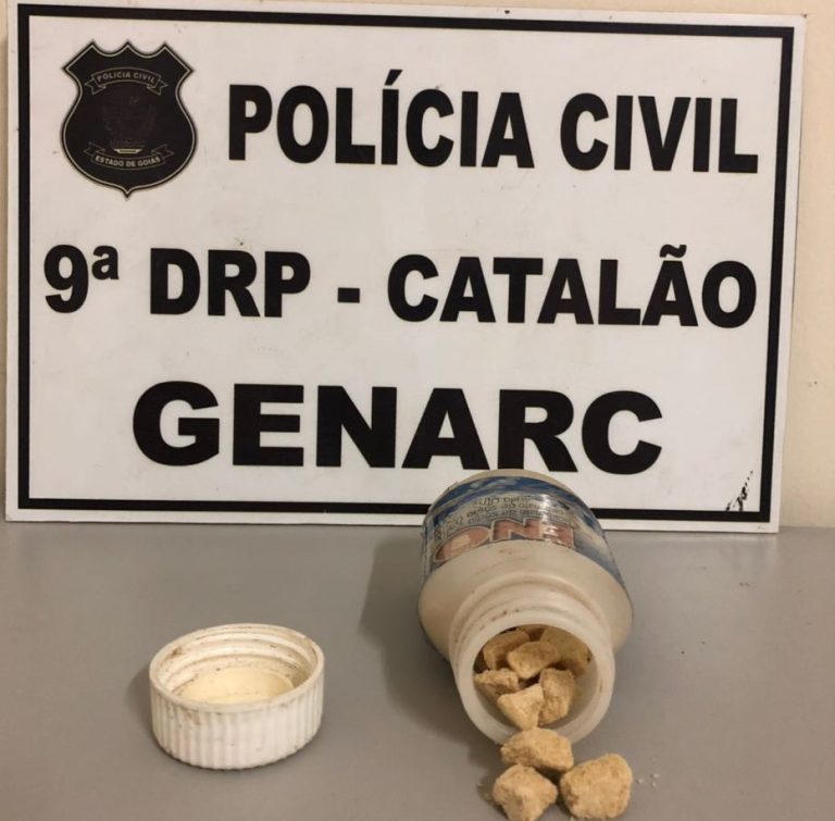 Homem de 53 anos é preso pela Polícia Civil de Catalão por suspeita de tráfico de drogas