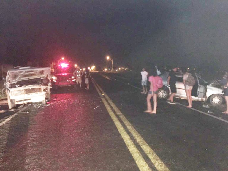 Em Catalão duas pessoas ficam feridas em acidente na GO 330, saída para Ouvidor