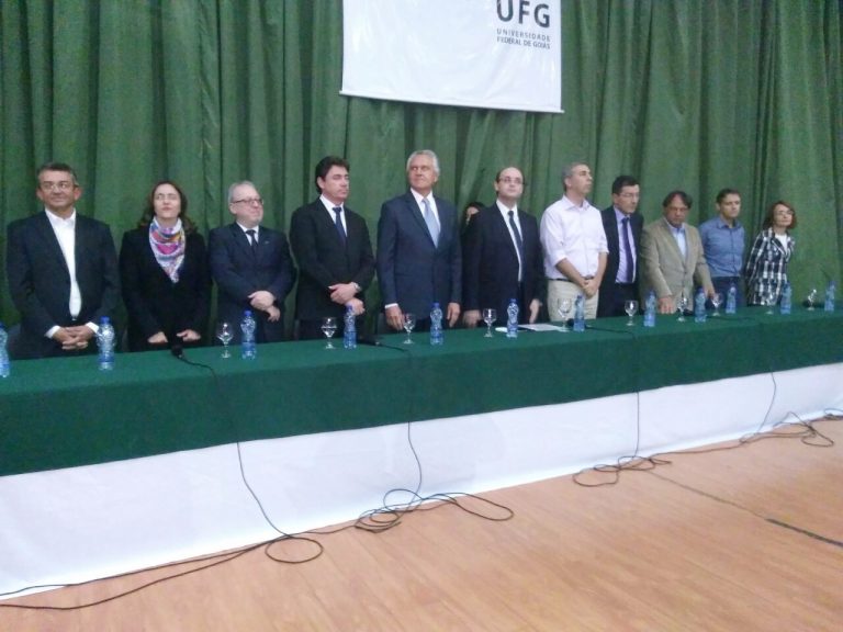 Com as presenças do Ministro da Educação e do Governador de Goiás, UFCAT foi lançada oficialmente em evento no Campus da UFG