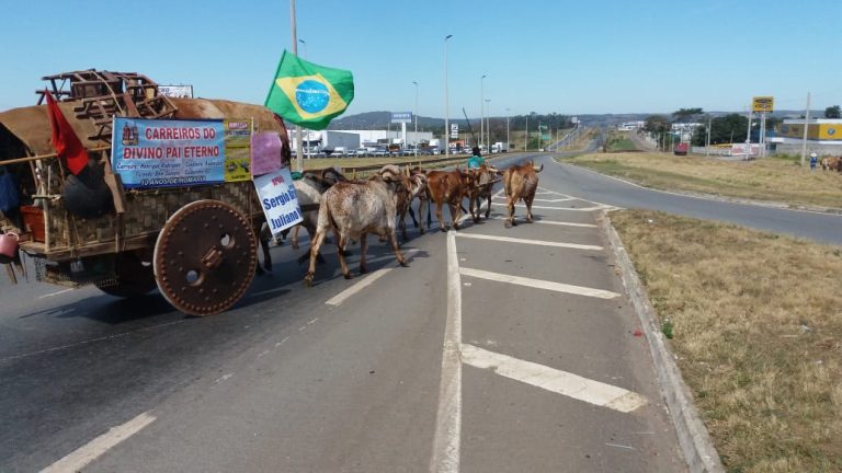 Festa do Divino Pai Eterno: comitivas de romeiros atravessam rodovias federais com apoio da PRF