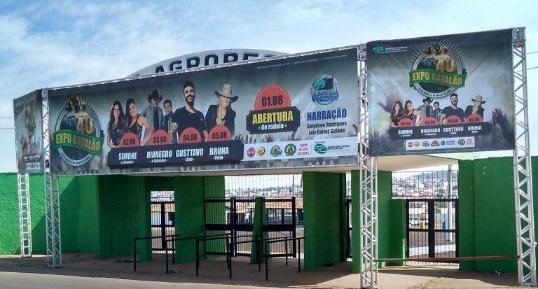 Parque de exposições é reestruturado para receber público da Exposição Agropecuária de Catalão 2018