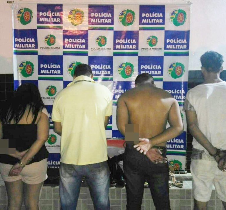NA ROTA DA PM: quatro pessoas são presas por suspeita de promoverem furtos em residências de Catalão