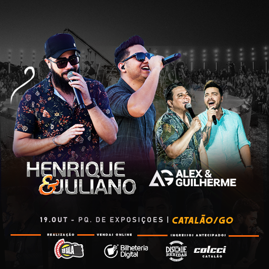 Show Do Henrique E Juliano Em Bh 2022 Show de Henrique e Juliano no próximo dia 19 promete movimentar Catalão