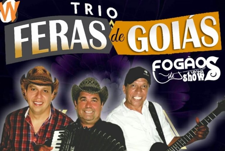 Trio Os Feras de Goiás se apresentam em Catalão neste sábado, 24, no Fogão de Lenha Show