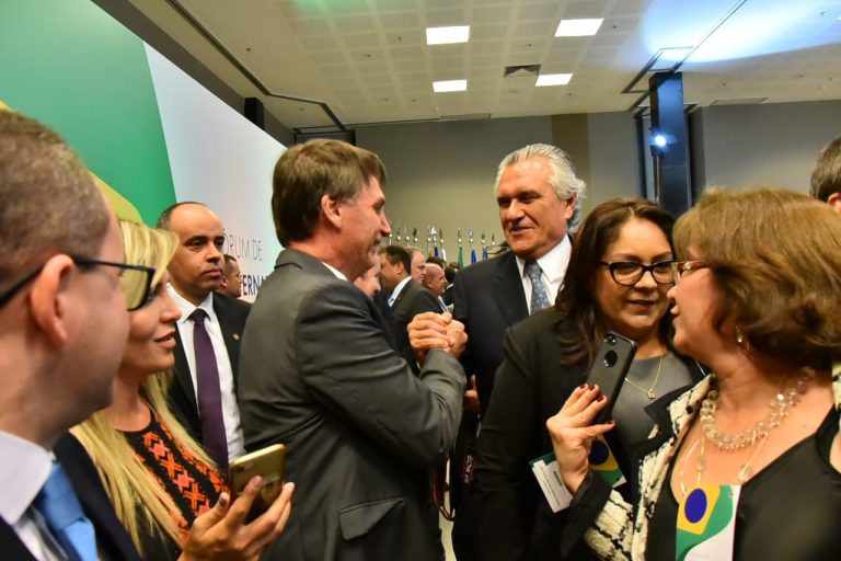 Ronaldo Caiado (DEM) participa em Brasília-DF do Fórum dos Governadores e mais uma vez se encontra com Bolsonaro
