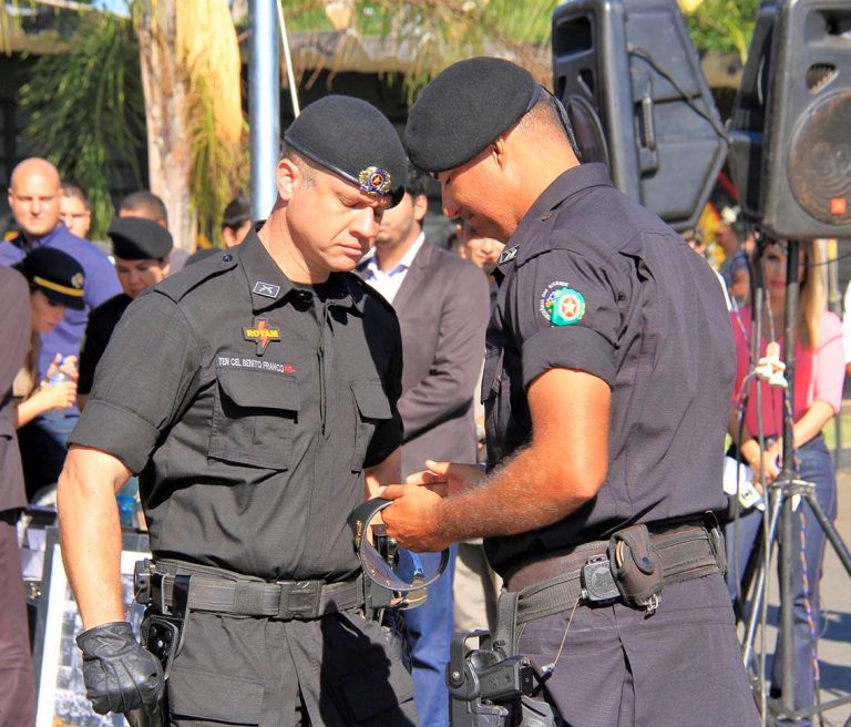 TENENTE CORONEL FRANCO ASSUME COMANDO DO BATALHÃO DA ROTAM