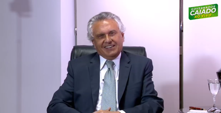 EM TRANSMISSÃO NO FACEBOOK, CAIADO AFIRMOU QUE IRÁ QUITAR 80% DA FOLHA DE JANEIRO; GOVERNADOR NÃO INFORMOU QUANDO IRÁ QUITAR A FOLHA DE DEZEMBRO