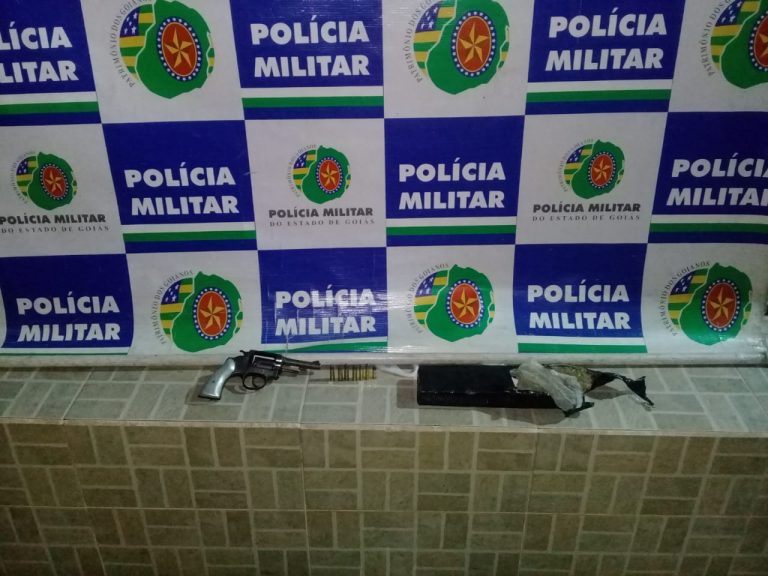 PM DE CATALÃO PRENDE OITO PESSOAS E APREENDE UM MENOR POR TRÁFICO E PORTE ILEGAL DE ARMA DE FOGO